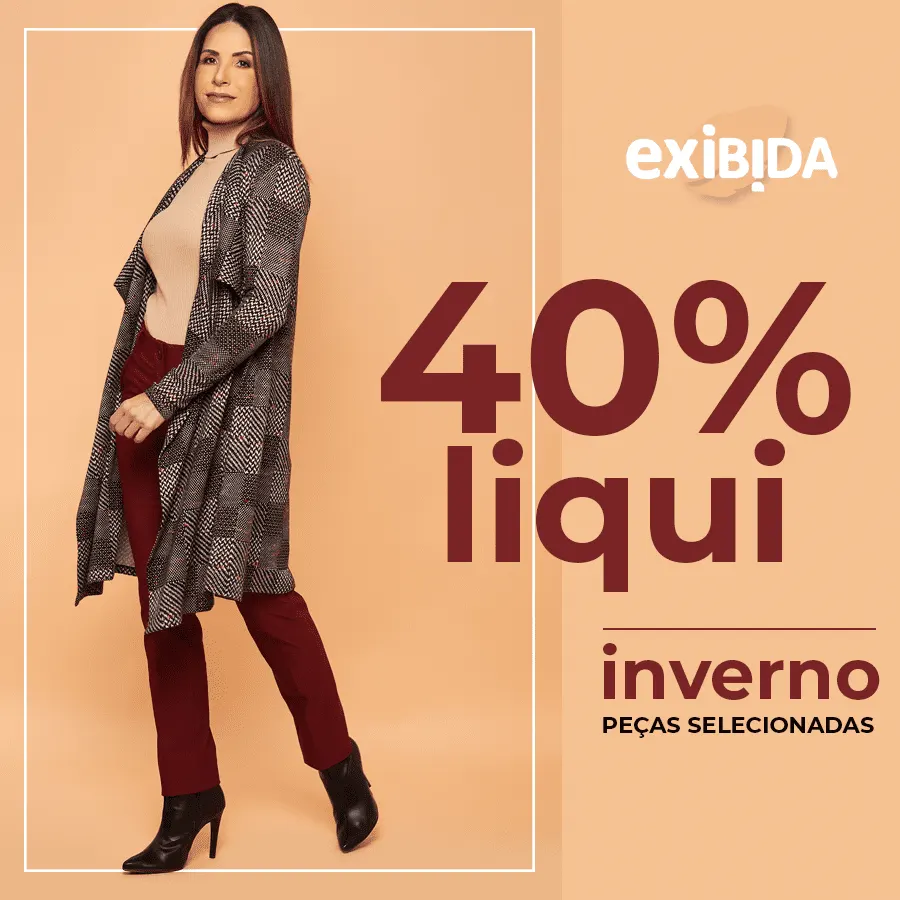 Design promocional de moda para liquidação de inverno