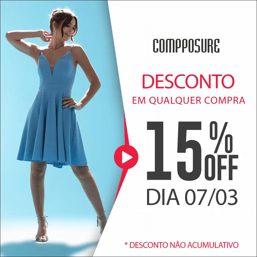 Design de oferta para marca de moda feminina